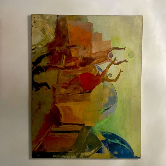 Oil painting by Gilbert Del Sol